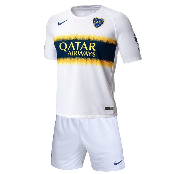 Camiseta Boca Juniors Segunda equipo Niños 2018-19 Blanco